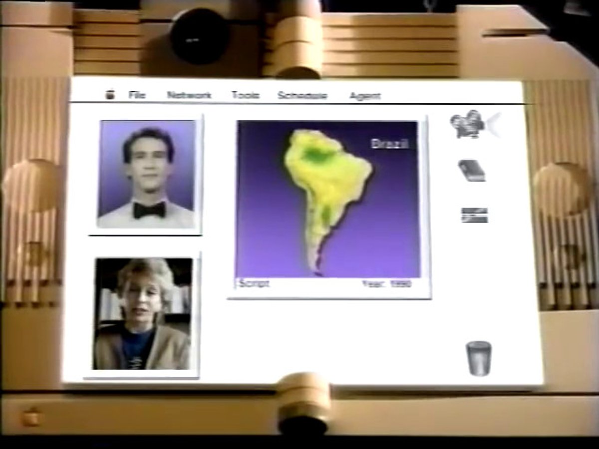 The Knowledge Navigator: Apples futuristische Idee eines Klapprechners von 1987