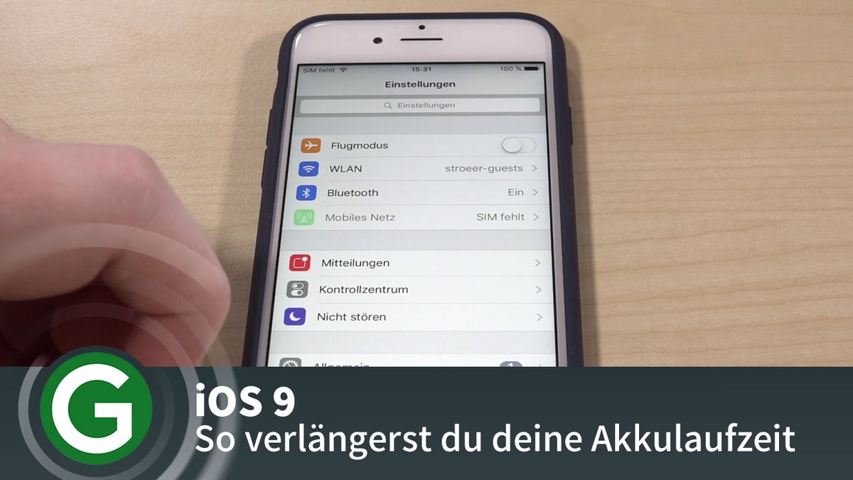 iOS Energiespartipps