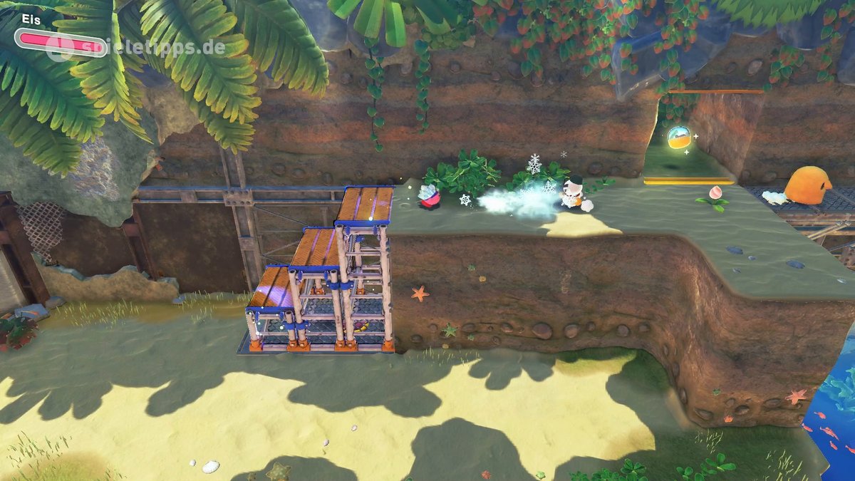 Kirby und das vergessene Land | Level 2-4: Stromschnellen-Wasserwerk - Lösung