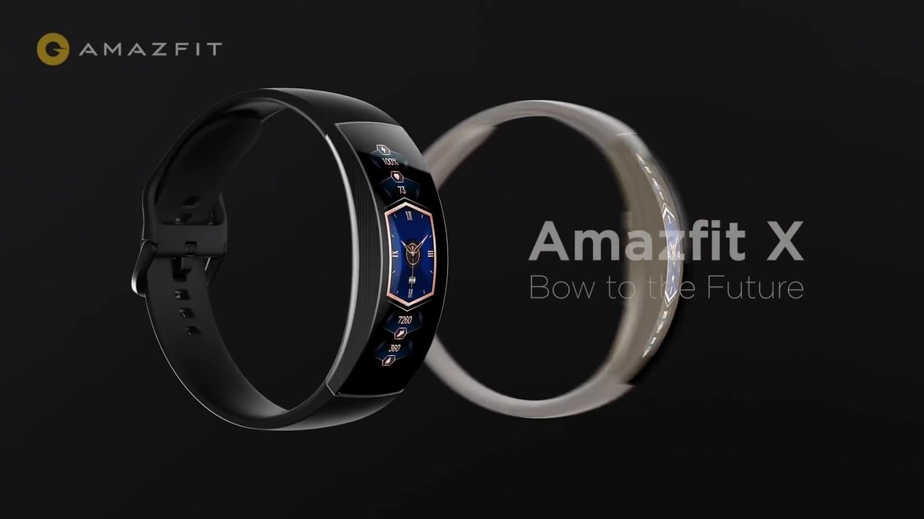 Xiaomi Amazfit X: Smartwatch mit flexiblem Display