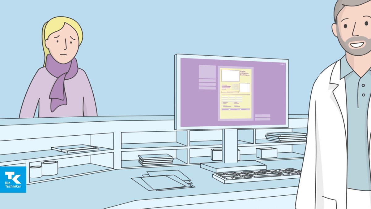 Gelber Schein vom Arzt: So funktioniert die elektronische Variante