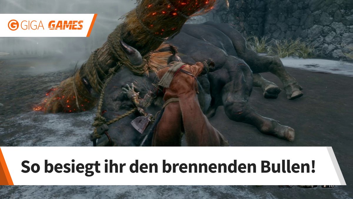 Sekiro - Shadows Die Twice: Bosskampf gegen den brennenden Bullen