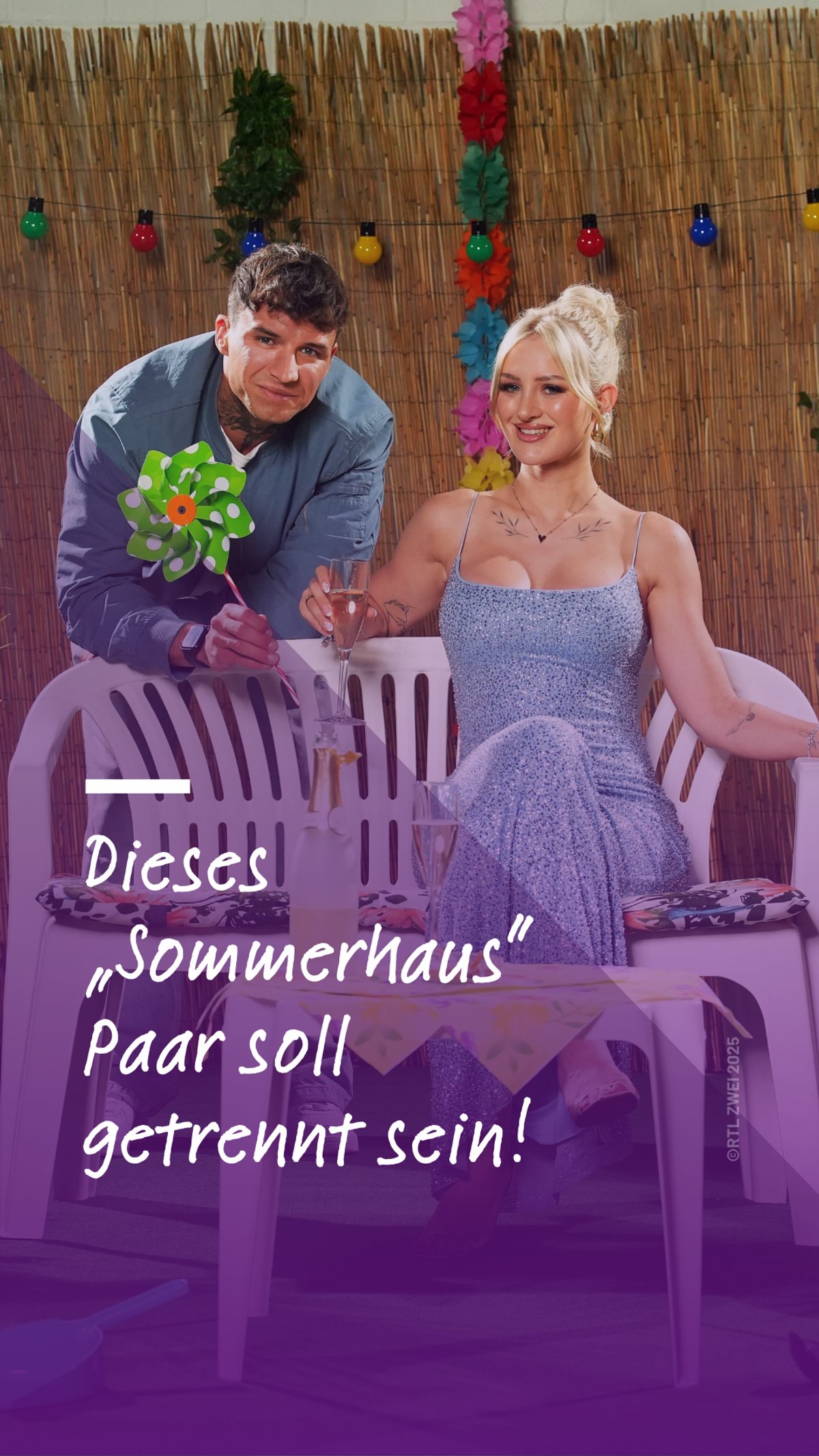 Dieses „Sommerhaus“- Paar soll getrennt sein. Dieses „Sommerhaus“- Paar soll getrennt sein.