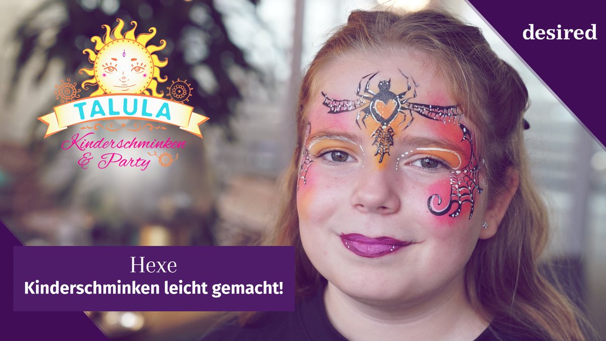 Hexe schminken: Mit dieser Anleitung gelingt euch der süße Halloweenlook bei euren Kids garantiert