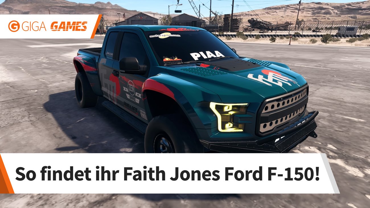 Need for Speed Payback: Stillgelegtes Auto - Faith Jones Ford F-150 Raptor - 3. Fundort
