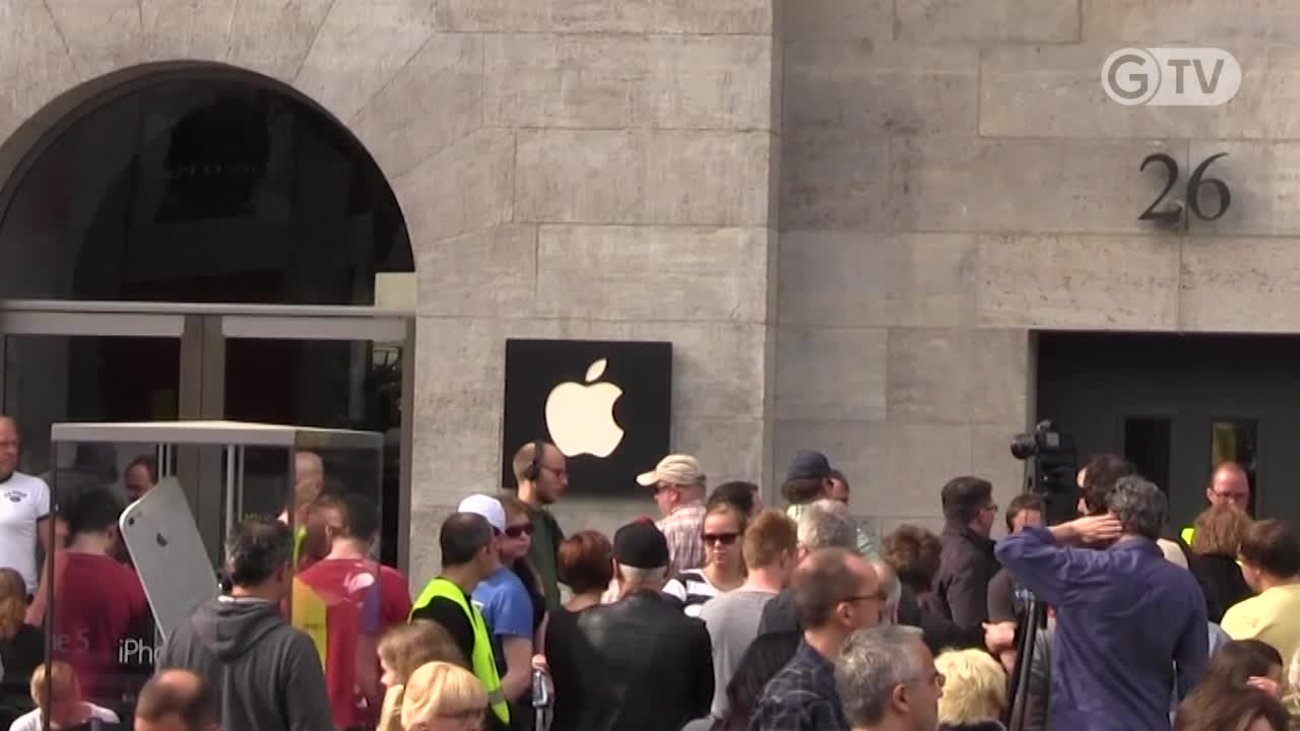 Eröffnung des ersten Apples Stores in Berlin