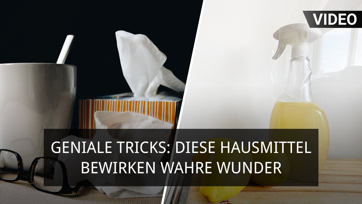 Geniale Tricks: Diese Hausmittel bewirken wahre Wunder Geniale Tricks: Diese Hausmittel bewirken wahre Wunder
