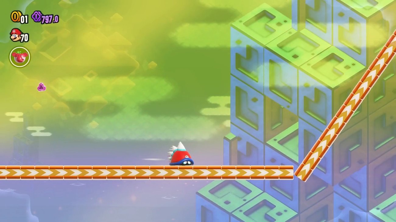 Super Mario Bros. Wonder: Geheimer Ausgang in "Abschlusstest: Nicht trödeln"