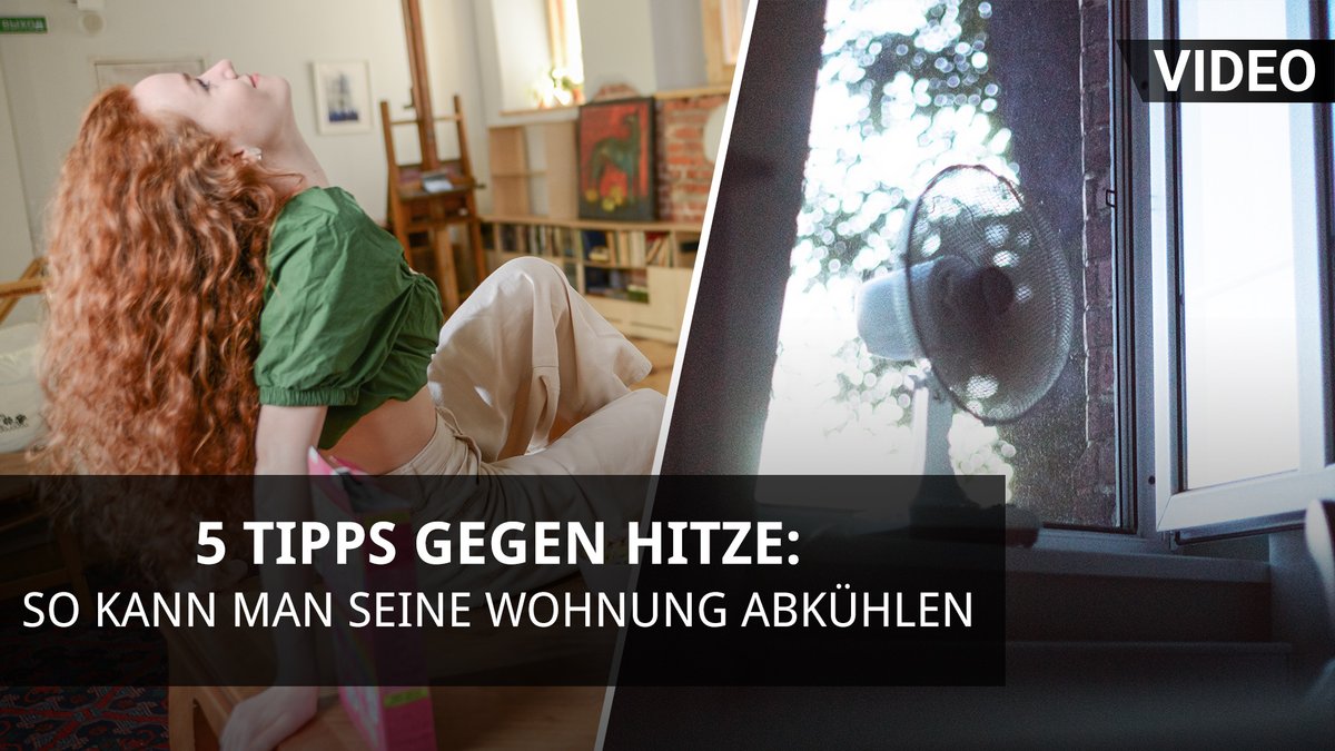 5 Tipps gegen Hitze: So kann man seine Wohnung abkühlen 5 Tipps gegen Hitze: So kann man seine Wohnung abkühlen